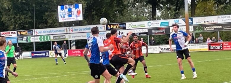 HVCH wint met 2-1 van Kruisland op feestelijke dag